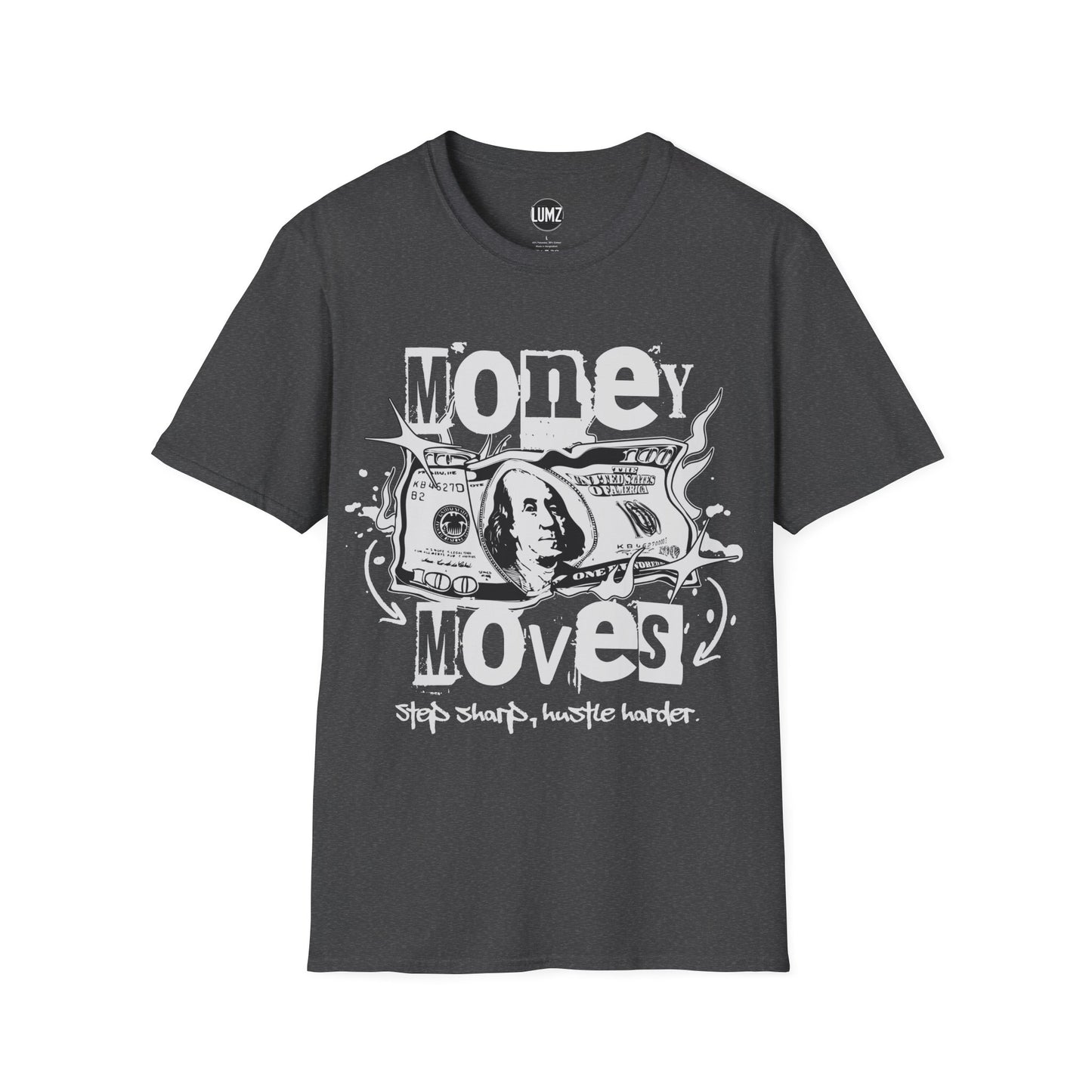 Money Moves Tee – Stack Smart, Hustle Harder