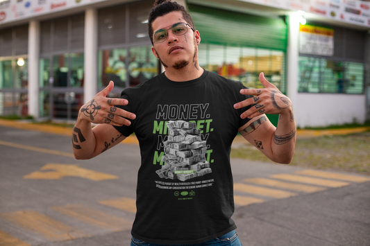 Money Mindset Tee – Stack Your Thoughts, Stack Your Wealth