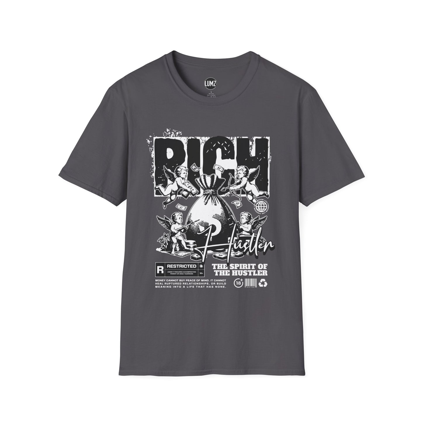 π₯"Rich Hustler Tee β Spirit of the Grind"