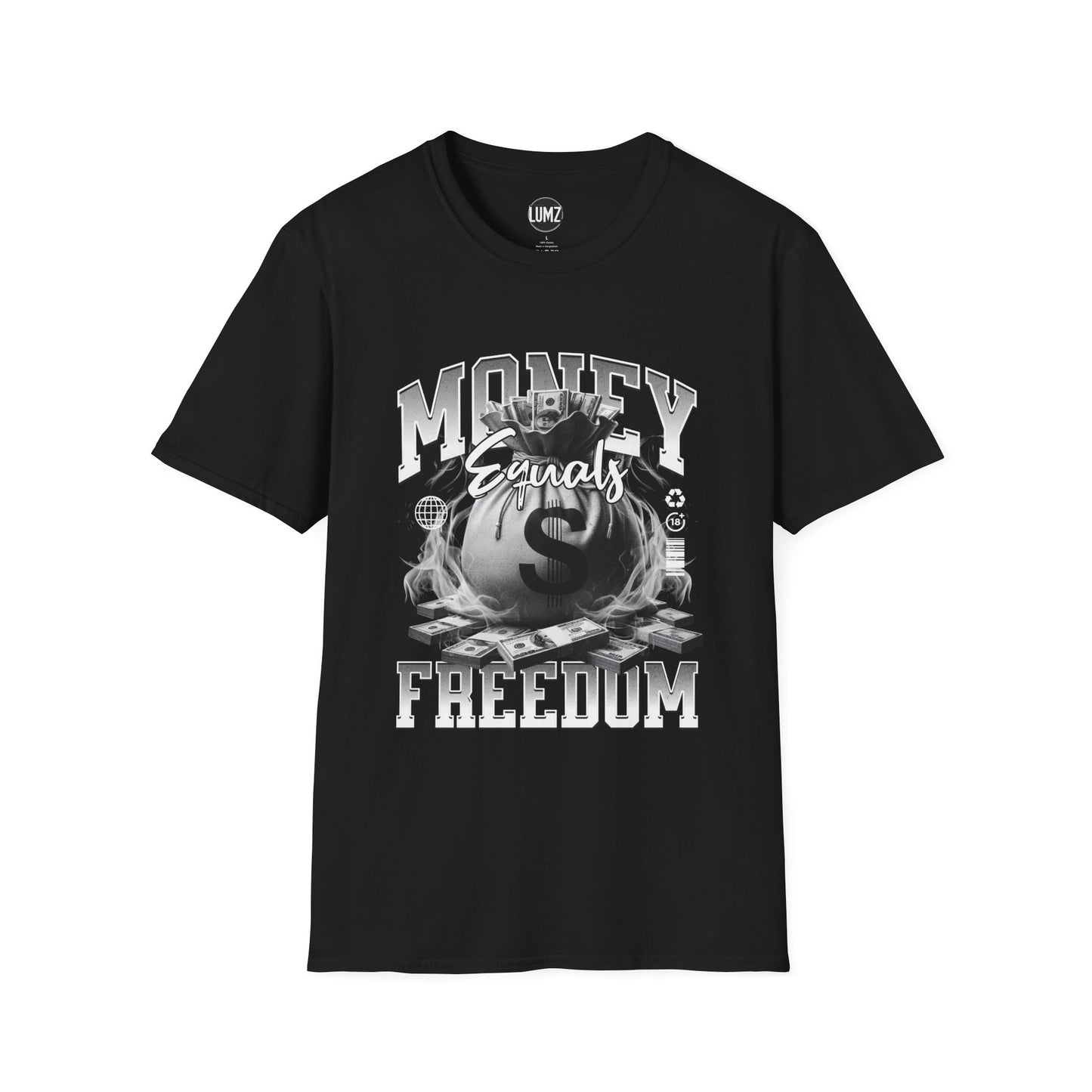 "Money = Freedom Tee – Own Your Time, Live Your Way"