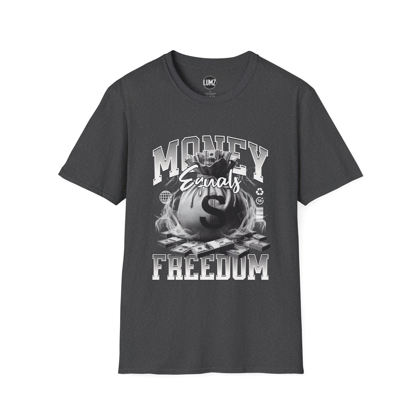 "Money = Freedom Tee – Own Your Time, Live Your Way"