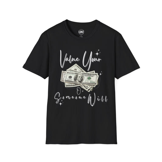 "Value Yourself Tee – Know Your Worth"