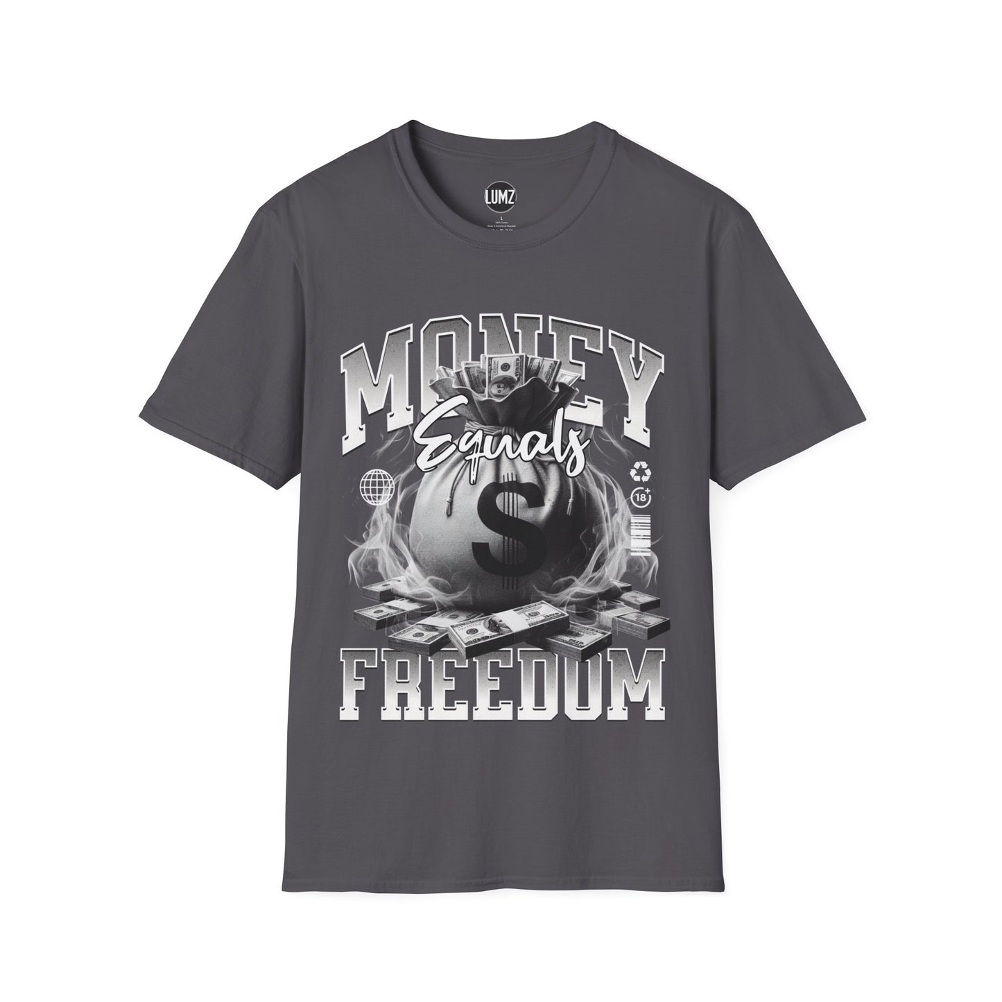 "Money = Freedom Tee – Own Your Time, Live Your Way"