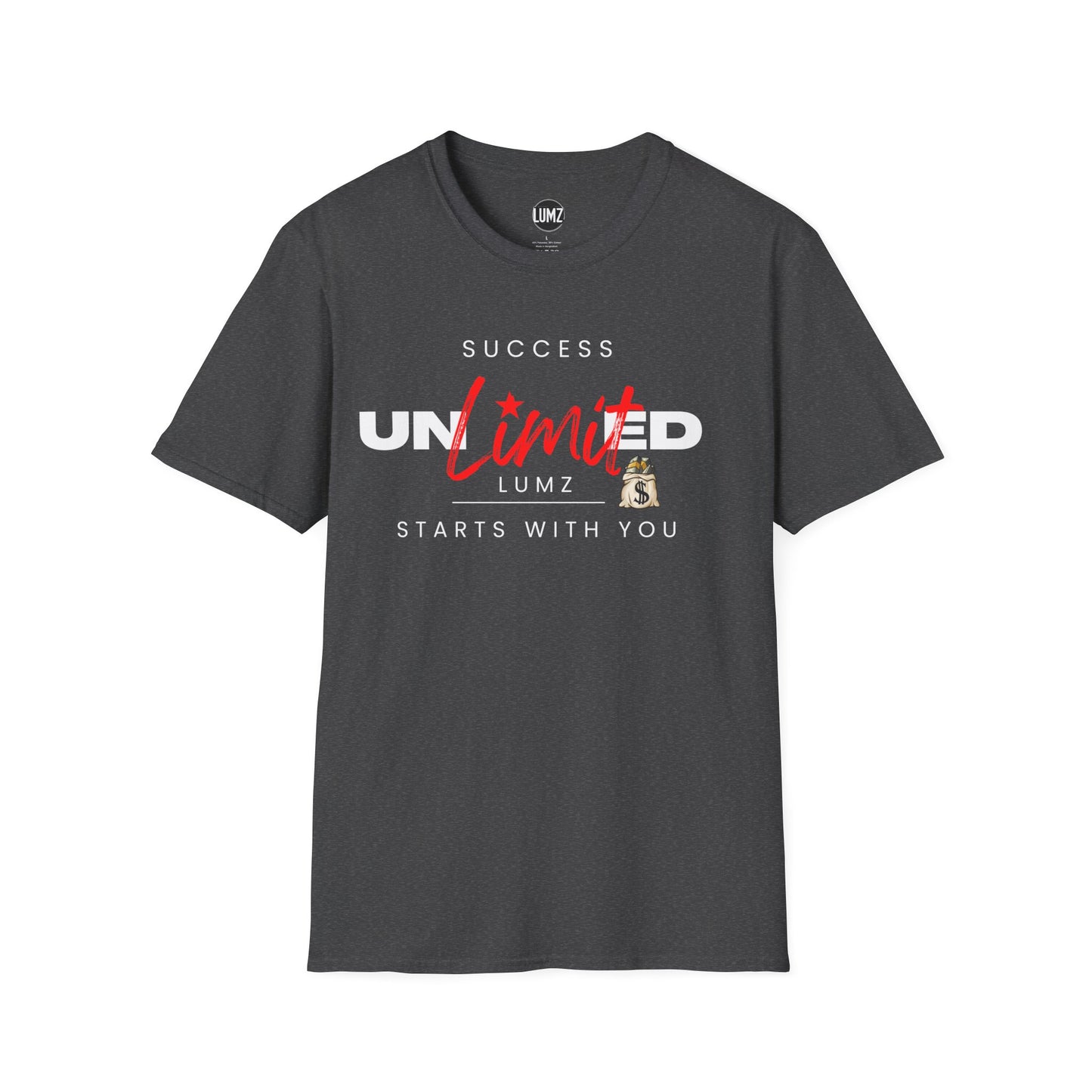 🔥 "Unlimited Mindset Tee – Success Starts With You"