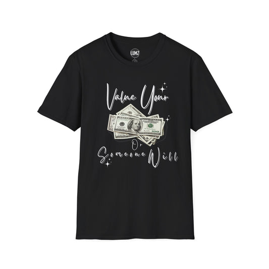 "Value Yourself Tee – Know Your Worth"