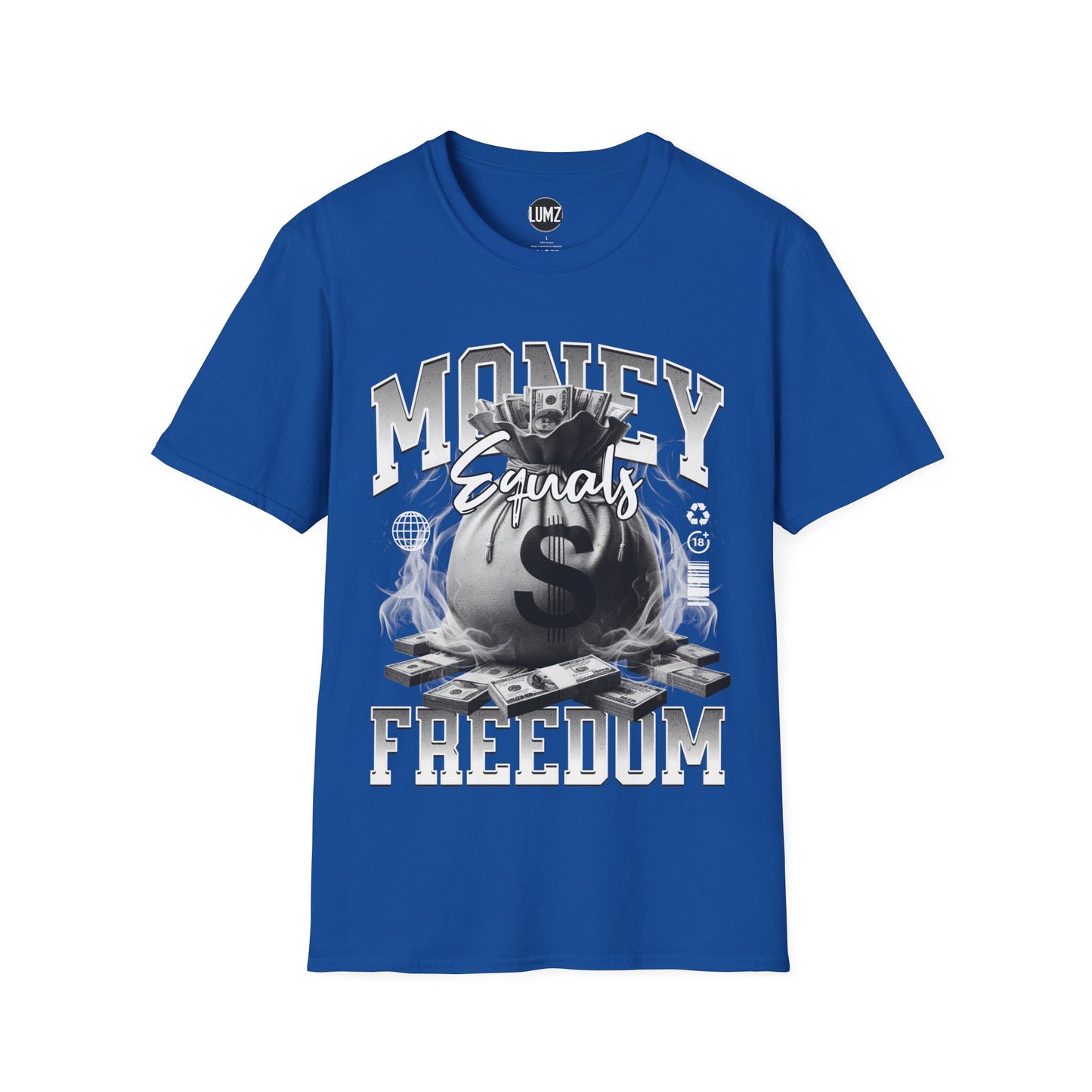 "Money = Freedom Tee – Own Your Time, Live Your Way"