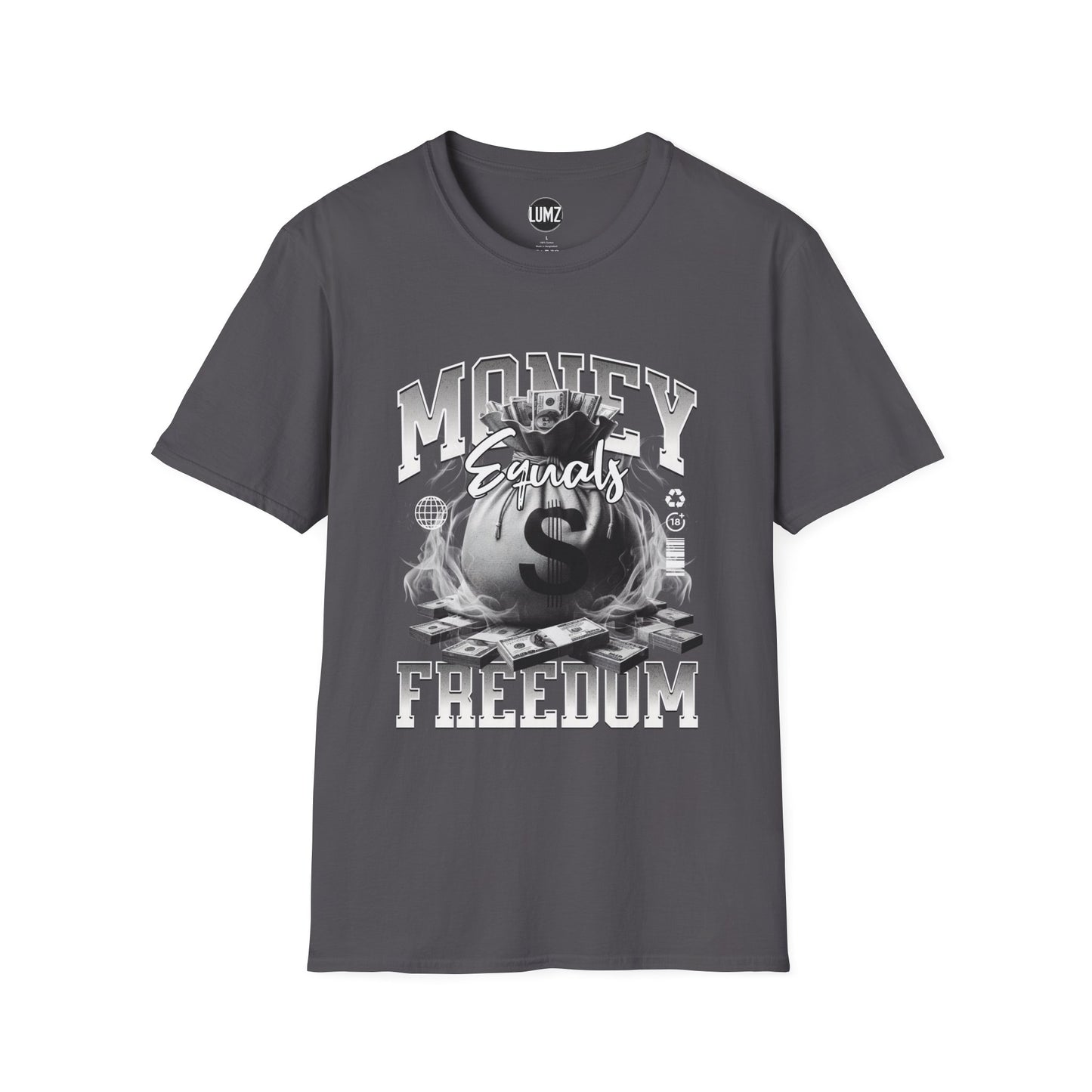 "Money = Freedom Tee – Own Your Time, Live Your Way"