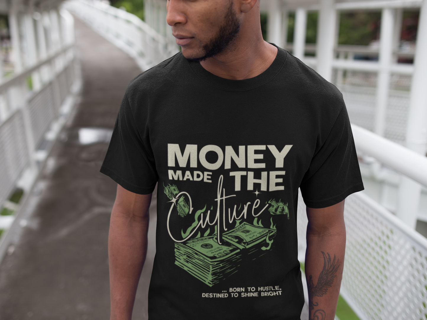 🔥"Money Made the Culture Tee – Speak Facts, Wear Power"