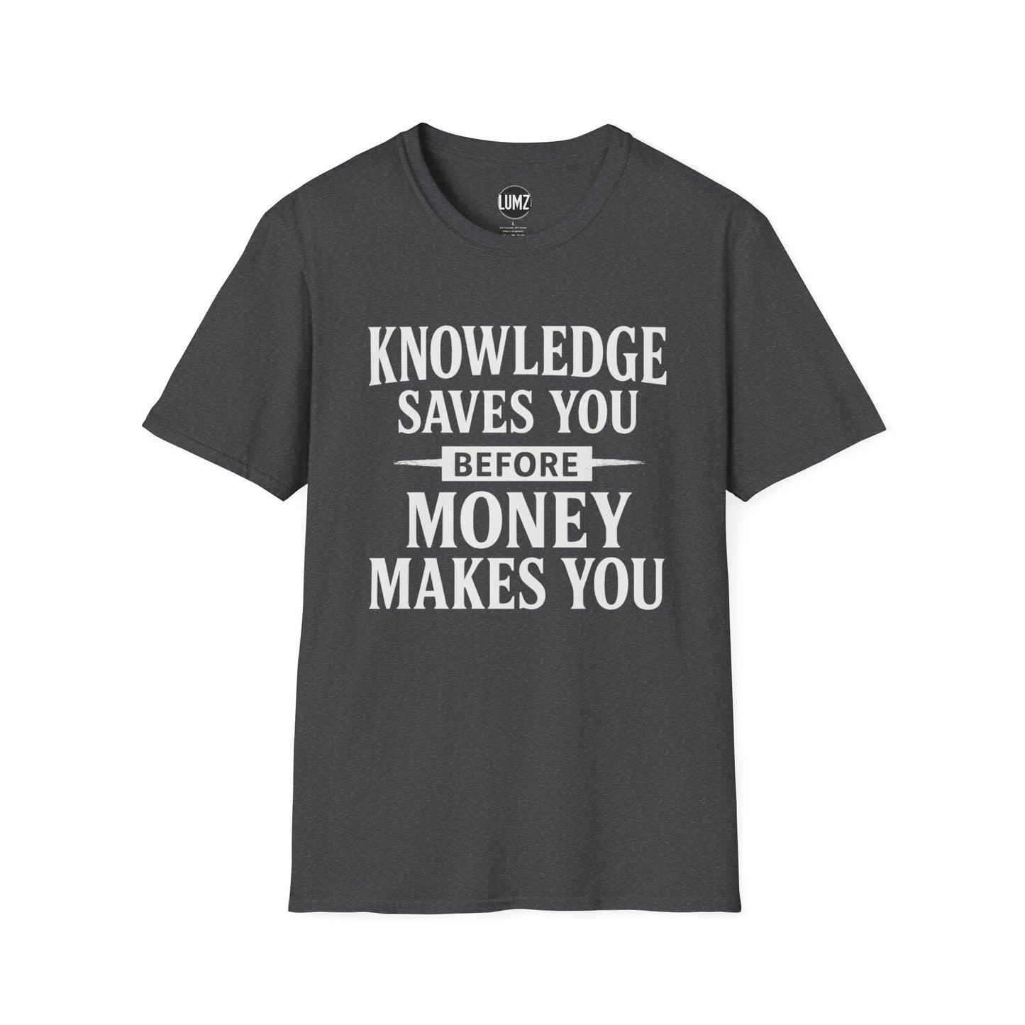 Knowledge Saves You Unisex Softstyle T-Shirt | Motivational Tee for Students, Graduation Gift, Casual Wear, Everyday Life, [...]
