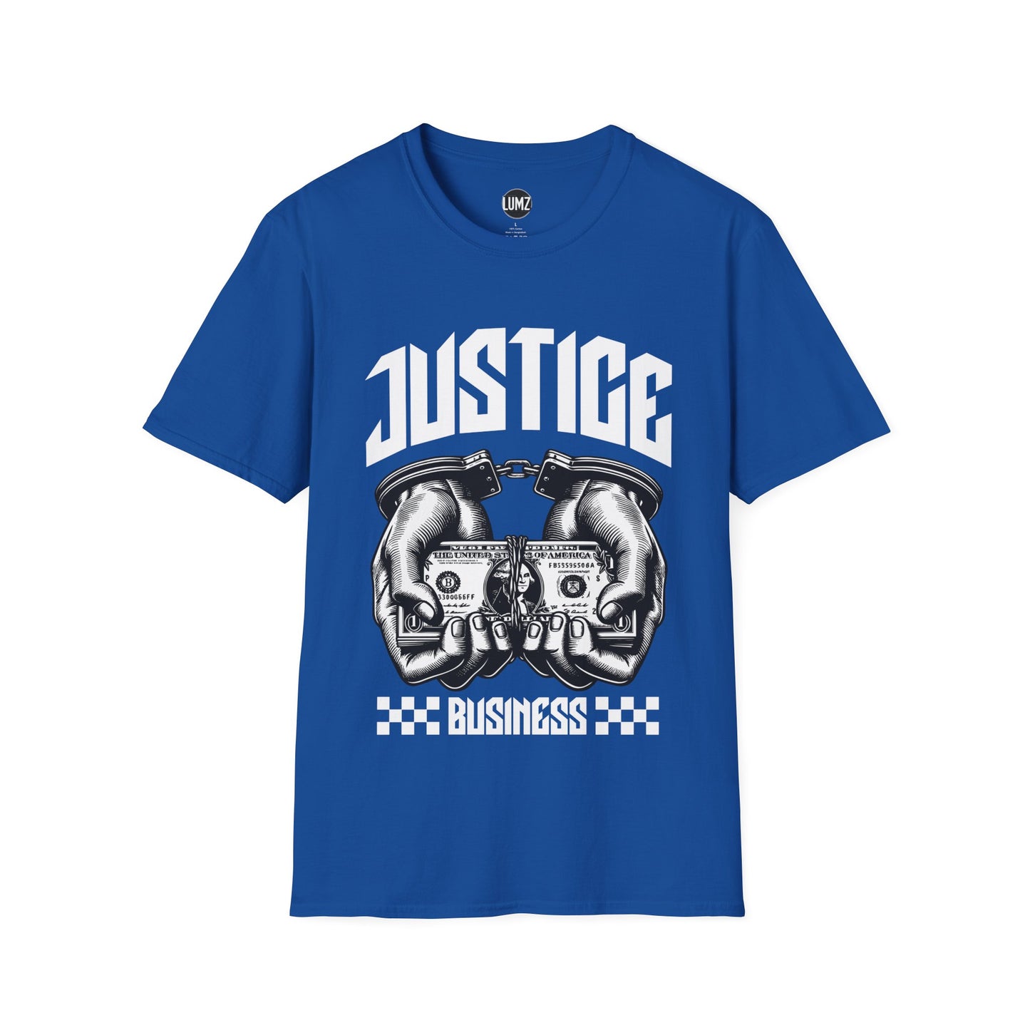 Justice Over Business — Statement Tee