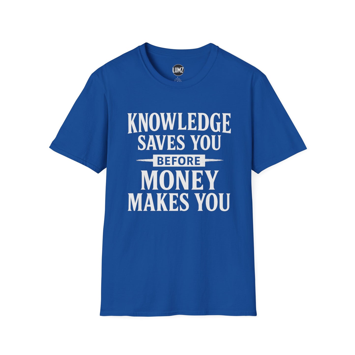 Knowledge Saves You Unisex Softstyle T-Shirt | Motivational Tee for Students, Graduation Gift, Casual Wear, Everyday Life, [...]