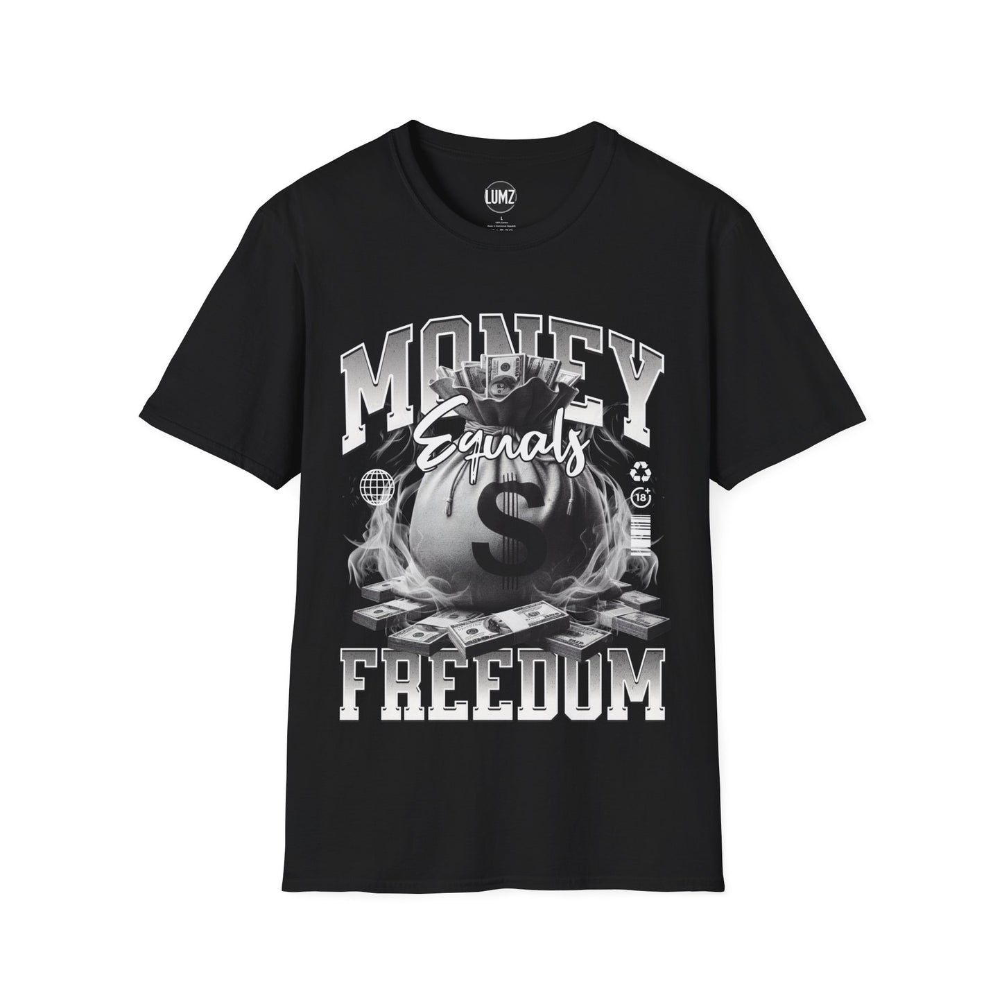 "Money = Freedom Tee – Own Your Time, Live Your Way"