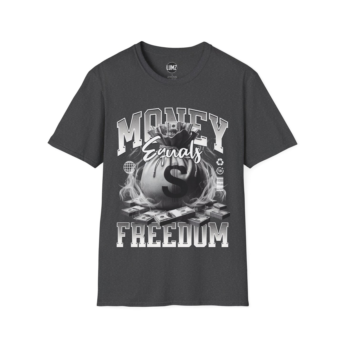"Money = Freedom Tee – Own Your Time, Live Your Way"