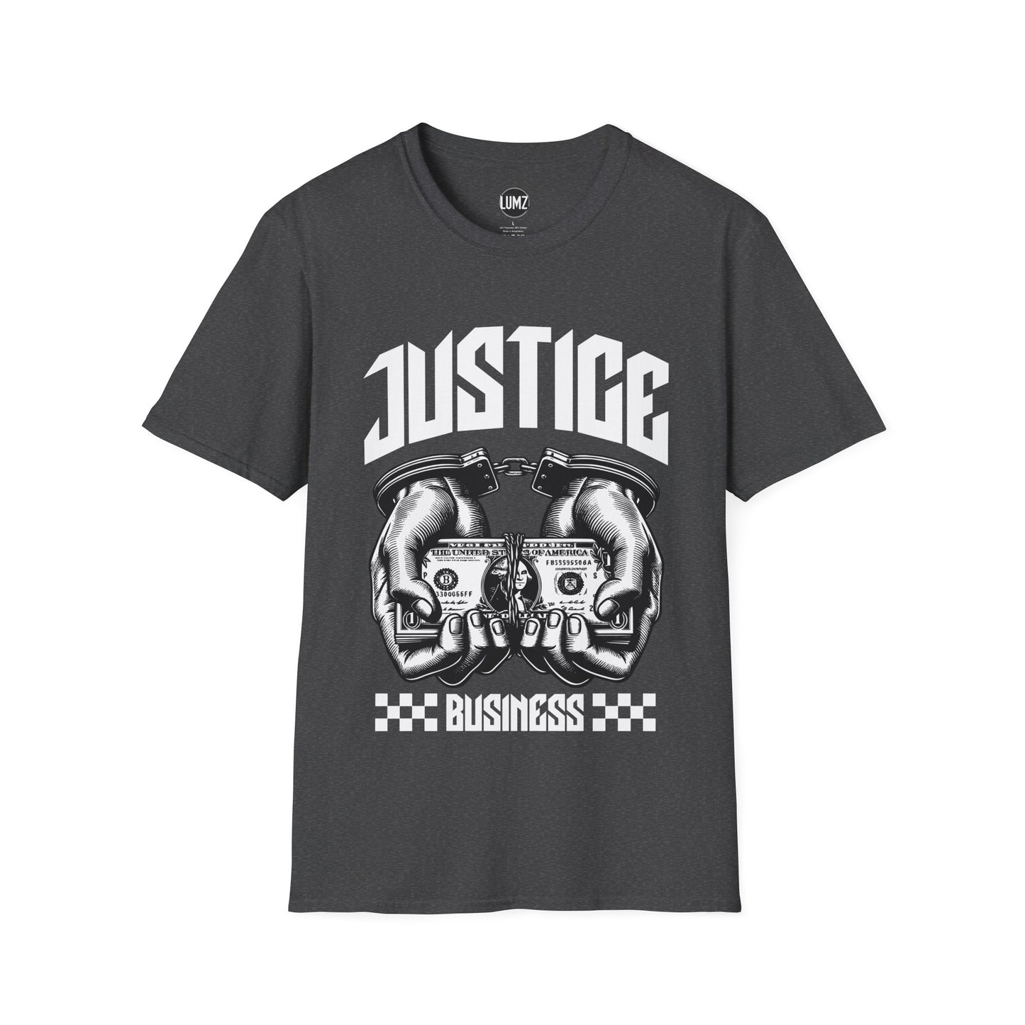 Justice Over Business — Statement Tee