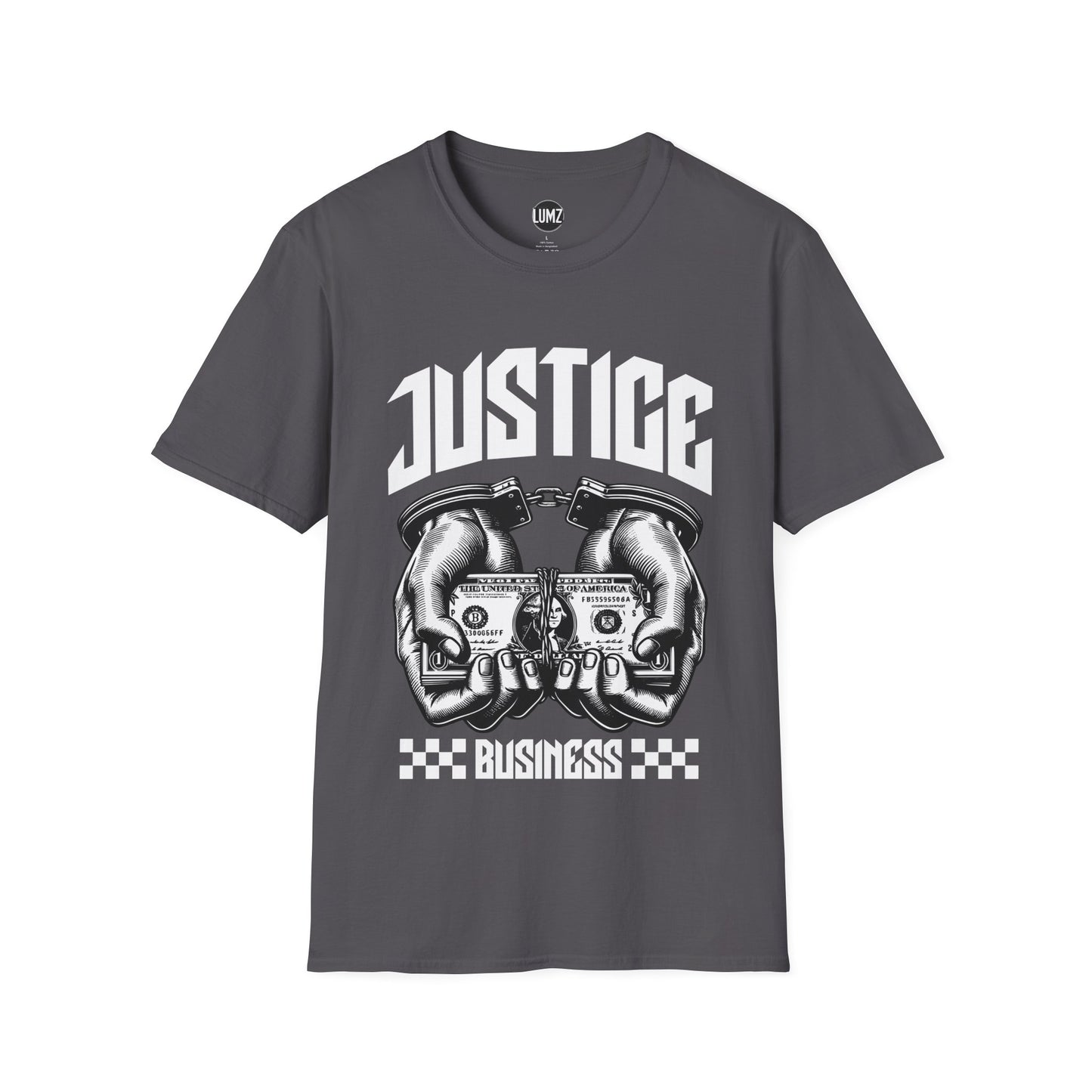 Justice Over Business — Statement Tee